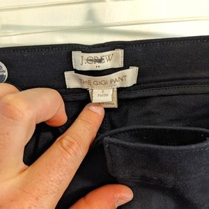 J Crew Gigi Pants Women's 0P